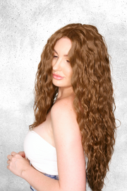 Natural brown curls