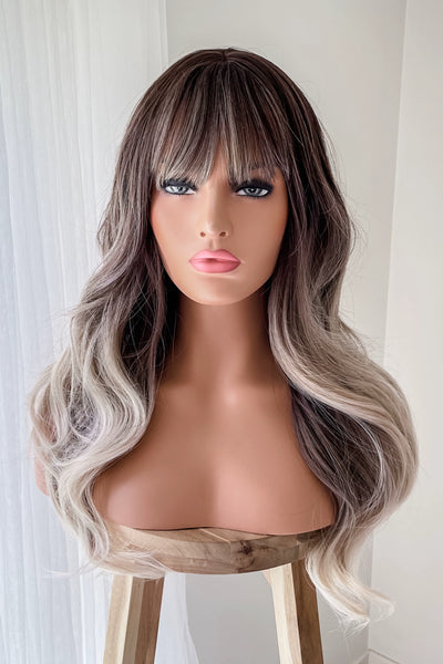 BONNIE - BLONDE OMBRE FRINGE WIG