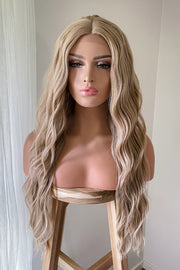 long blonde wig