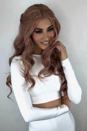 pink wig