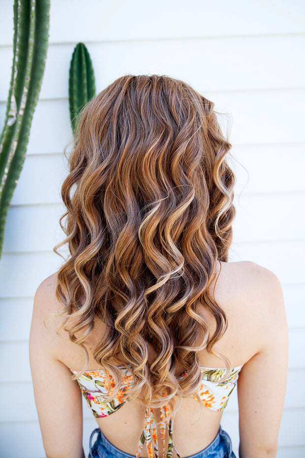 Long brown curls