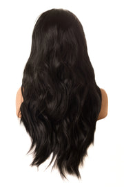 Long black wig