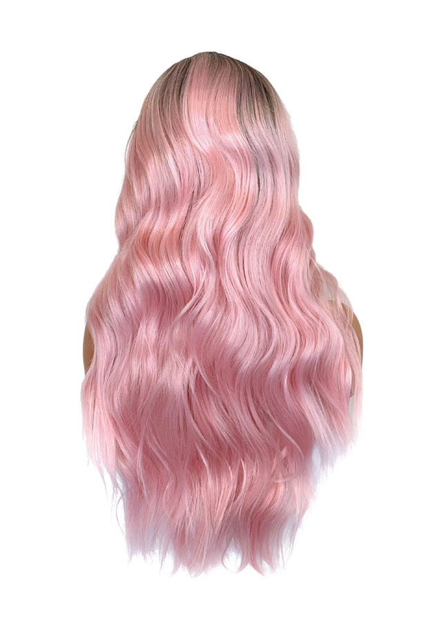 LONG PINK WIG