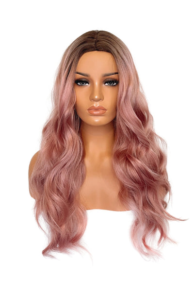 pink wig