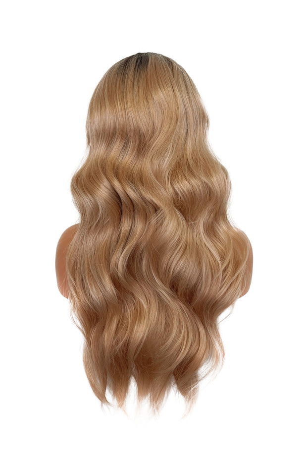 Long blonde wig