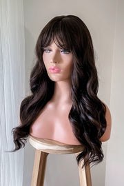 MONIQUE - DARK BROWN FRINGE WIG
