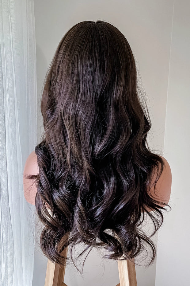 MONIQUE - DARK BROWN FRINGE WIG