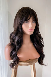 MONIQUE - DARK BROWN FRINGE WIG