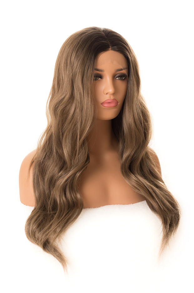 Lace front wig