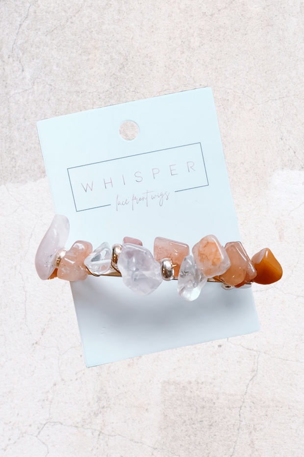PENNY - STONE HAIR CLIP