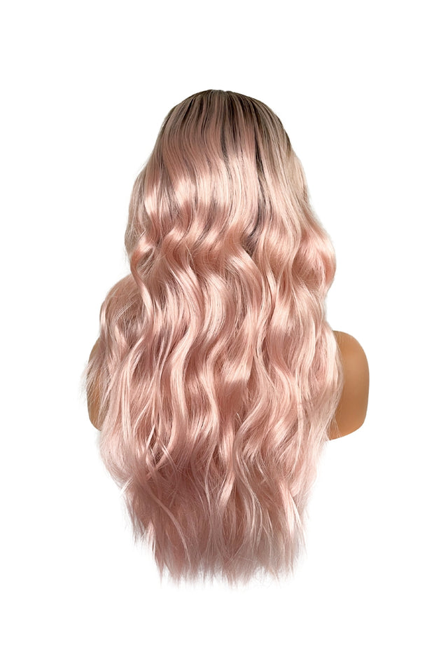 Long pink curls